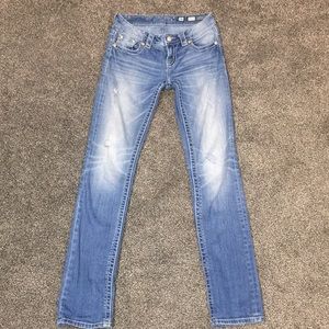 Miss Me signature straight jeans size 26